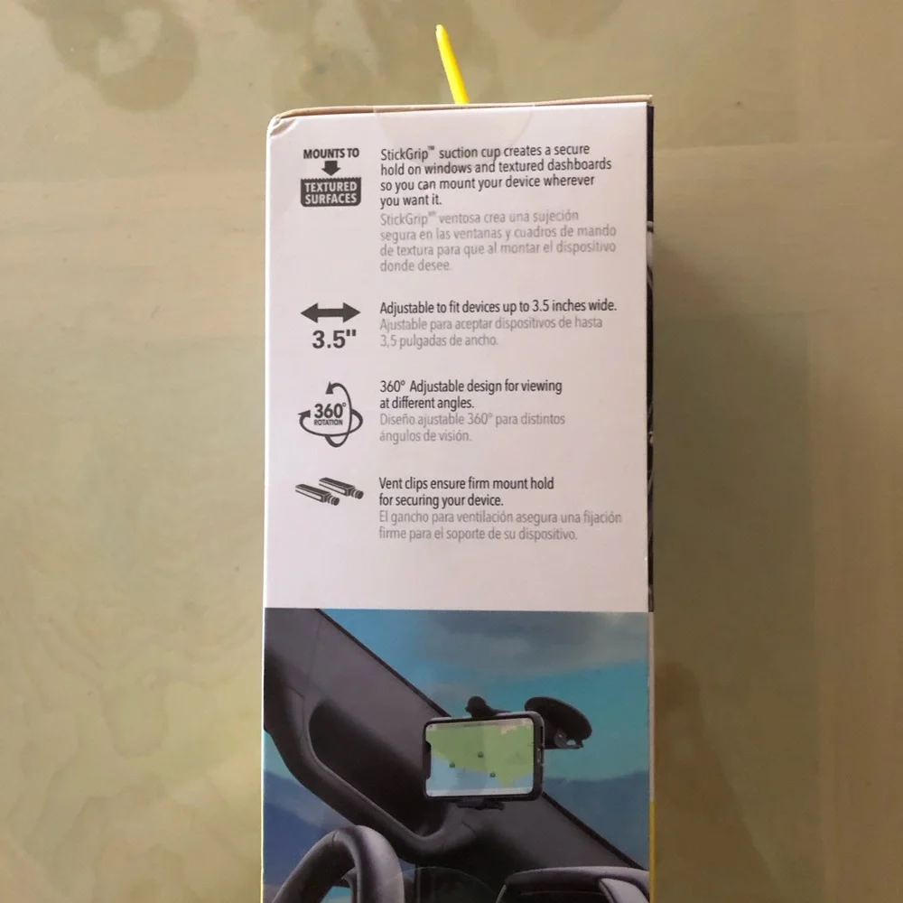Scosche 3-in-1 Universal Car Mount for Smartphones — Black